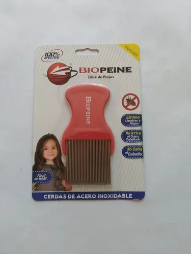 Peine Saca Piojo Color Rojo
