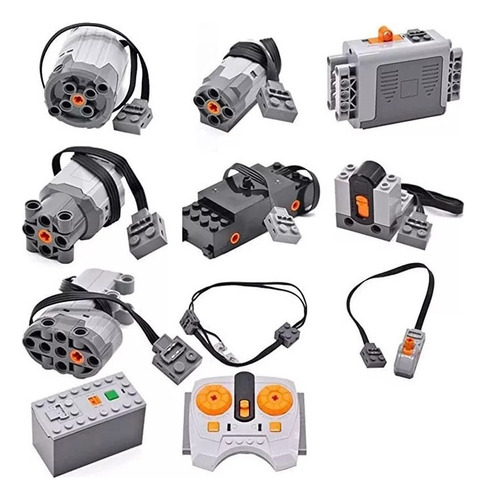 Conjunto De Motores Técnicos, Compatível Com Lego Technic