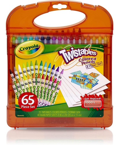 Crayola, Kit De Lápices De Colores Girables (25 Unidades), H