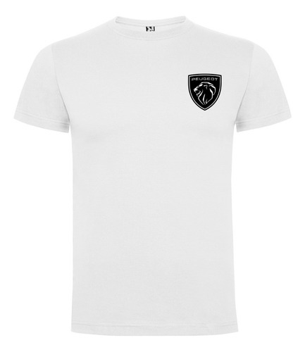 Polera Estampada Peugeot 100% Algodón