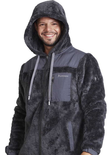 Polerón Peludo Hombre Peak Performance Derris Grafito