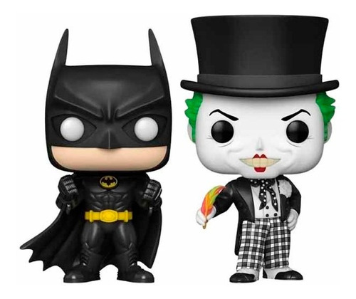 Pack C/2 Bonecos Funko Pop Heroes Batman y Joker