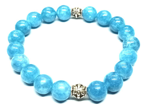 Pulsera Artesanal Jade Azul | Bisutería Lola