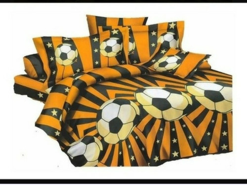 Acolchado Linea Futbol Peñarol 1 Plaza Ziporah Cotton Flor