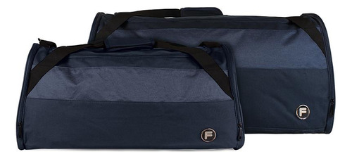 Pack 2 Bolsos Eder M+l Azul F La Maleta De Chile
