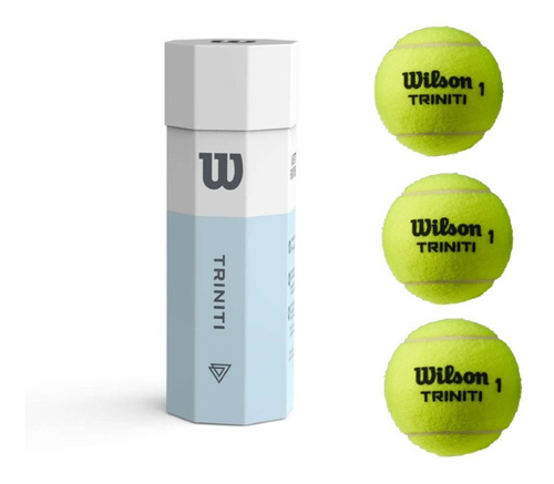 3 Tubos Pelota Tenis Wilson Triniti All Court Ball Box