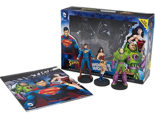 Box Dc Superman , Mulher-maravilha E Lex Luthor (novo)