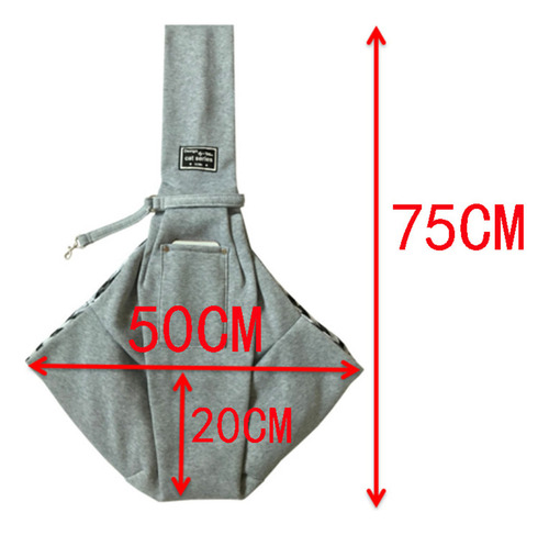 Bolsa Portátil Y Transpirable Para Mascotas Con Bolsillo Par
