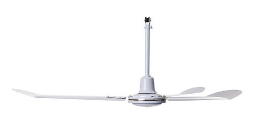 Imagen 2 de 3 de Ventilador de techo Adir 2070 blanco con 3 aspas de metal, 56" de diámetro 120 V