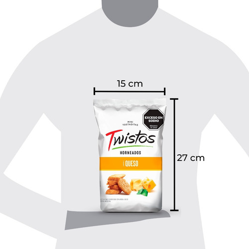 Minitostaditas Twistos Quesos X 155 Gr