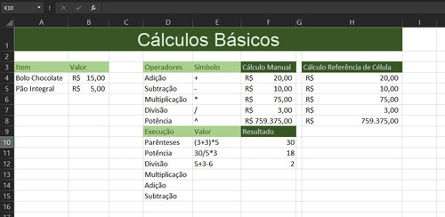 Imagem 2 de 10 de Curso Básico Ms Excel + Pacote De Planilhas
