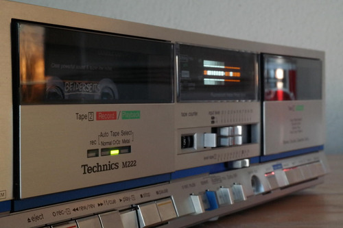 Player Technics M222 Stereo Doble Tape Hecho En Japon 