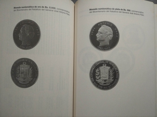 Libro Monedas Conmemorativas Numismatica Metálica Venzolanas (Usado)