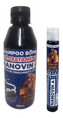 Nanovin A Shampoo Bomba Krina De Cavalo + Tonico Krina Caval