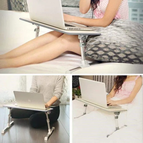 Mesa Para Laptop Ajustable Con Ventilador Soporte Ergonómico
