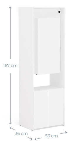 Mesa De Cocina Plegable Vekka Color Blanco