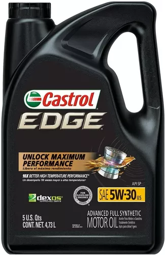 Aceite Castrol Edge 5w30 Sintético Garrafa 4.73 L Regalo Nfl