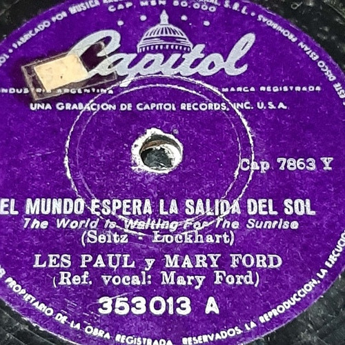 Pasta Les Paul Mary Ford Capitol C336