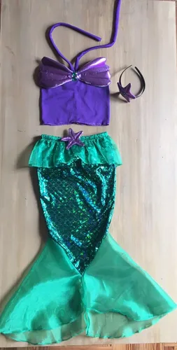 Disfraz de sirenita para niña casero sale