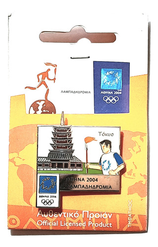 Pin Oficial Juegos Olímpicos Atenas 2004 Grecia Tokyo Tokio