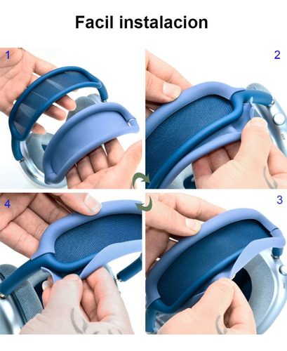 Protector Funda Para Audifonos AirPods Max De Silicona