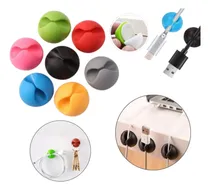 Comprar Set X3 Organizador De Cables Clips Adhesivos Separadores