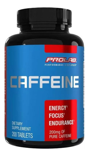 Pastillas Cafeína Pre Workout Entreno 200mg Caffeine Tableta