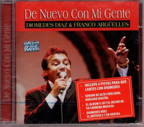 Cd Diomedes Diaz & Franco Argüelles De Nuevo Con Mi Gente
