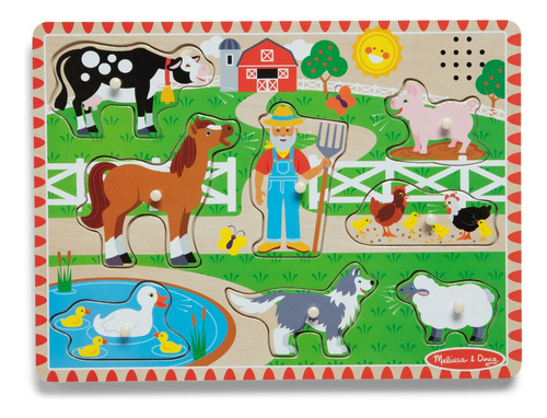 Juguete de clasificador para bebés Melissa & Doug 6073072 color multicolor con 8 piezas