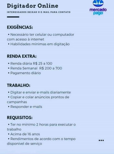 Imagem 1 de 2 de Procura-se Pessoas Que Queiram Ganhar Dinheiro Digitando E P