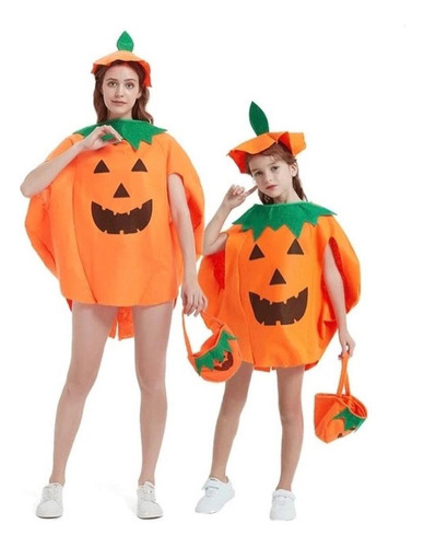Disfraz Calabaza Halloween Para Niños