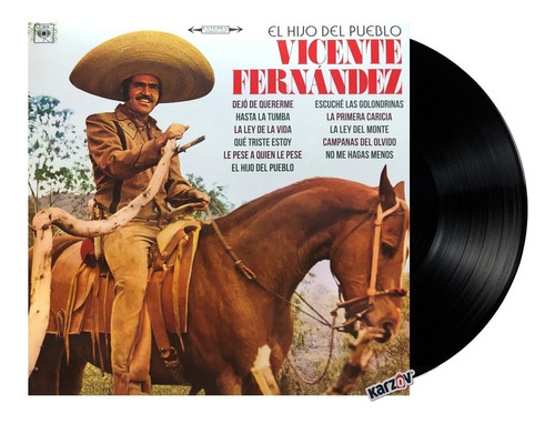 Vicente Fernandez El Hijo Del Pueblo Lp Vinyl