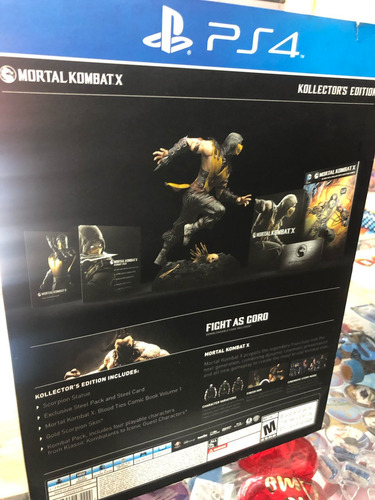 Mortal Kombat X Kollectors Edition Scorpion Estatua (Usado)