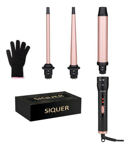 Set De Rizadores 3 En 1 - Siquer Para Mujeres Con 3 Varillas