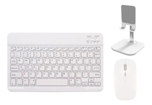 Kits De Teclado, Mouse Bluetooth Y Soporte Para Teléfono Cel