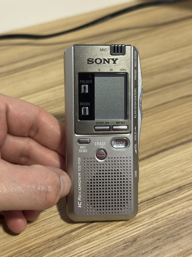 Grabador Sony Digital Multiuso Audio Icd-p28 Periodista Mp3 (Usado)
