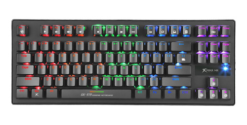 Teclado Mecanico Gamer Compacto 87 Teclas Gaming Luces Rgb