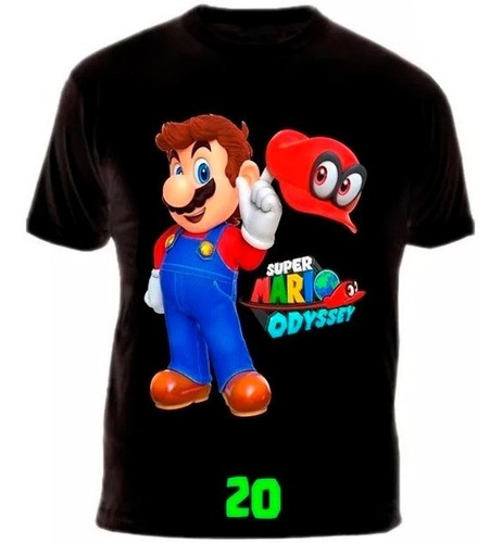 Camisetas Super Mario Bros Nintendo Algodón Exclusivas