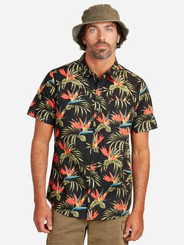 Camisa M/c Birt Floral Multicolor Hombre Ripcurl