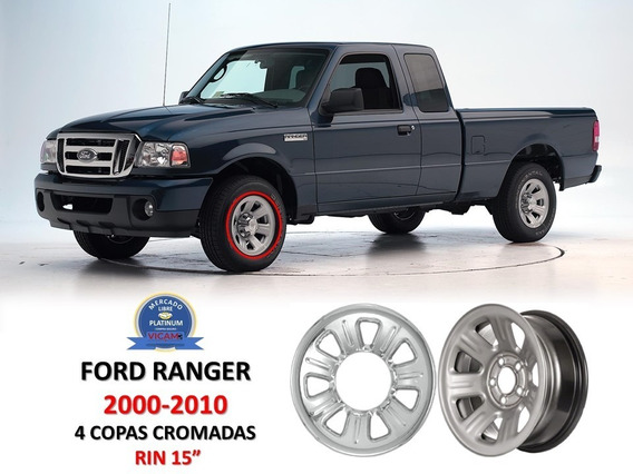  Kit De Copas Cromadas Para Rin'' Ford Ranger