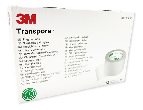 Esparadrapo Transpore De 6 Y 12 Cortes 3m