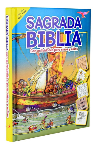 Biblia Infantil - Con Actividades Para Niños De 4 - 7 Años