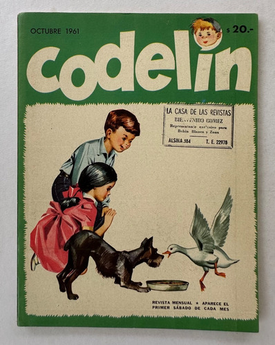 Revista Codelin N° 6 Con Lamina Ed Codex Octubre 1961