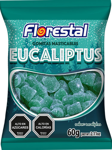 Gomitas Masticables De Eucaliptus 60g.