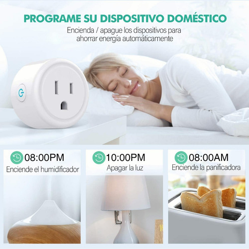 Imagen 5 de 7 de Enchufe Inteligente Wifi Smart Plug Alexa Google Home Socket