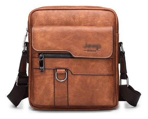 Bolso De Hombro De Piel Para Hombre, Estilo Retro,