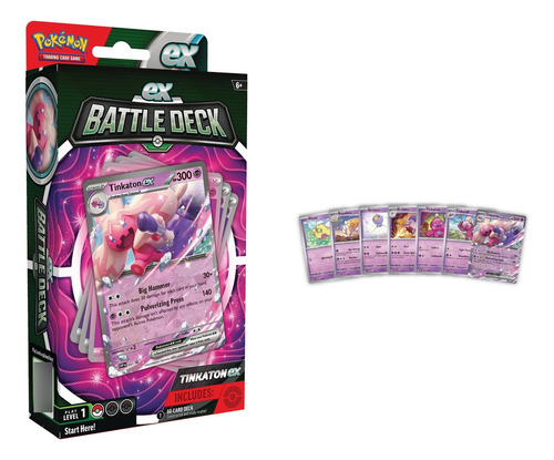 Cartas Pokémon Tonkaton Ex Battle Deck Original 