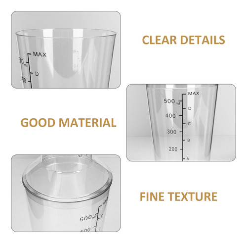 Vaso Para Coctelería Transparente Con Leche Y Té Household M