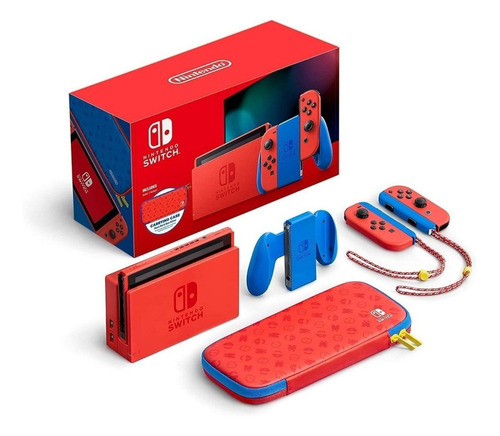 Nintendo Switch 32GB Mario Red & Blue Edition color rojo y azul