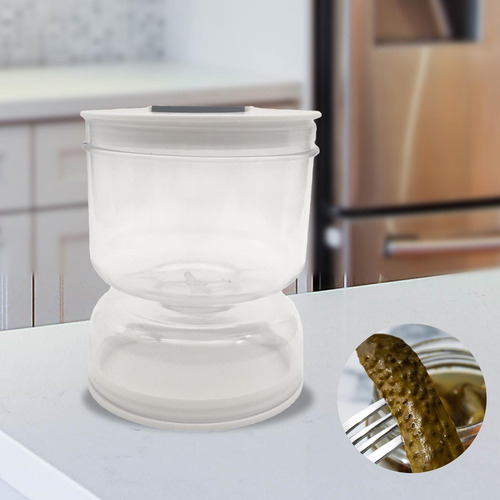 Pickle Flip Jar Separador De Jugo Pickle Hourglass Jar Para